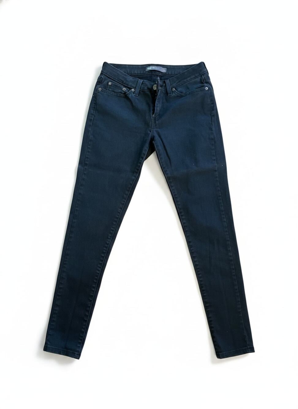Levi's Legging Skinny Jeans Womens W29 L32 Black Denim Stretch Zip Fly